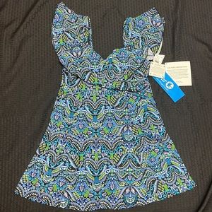 Fit 4U Ur Hips QVC Swim Dress Size 6